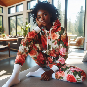Felicity floral hoodie sale