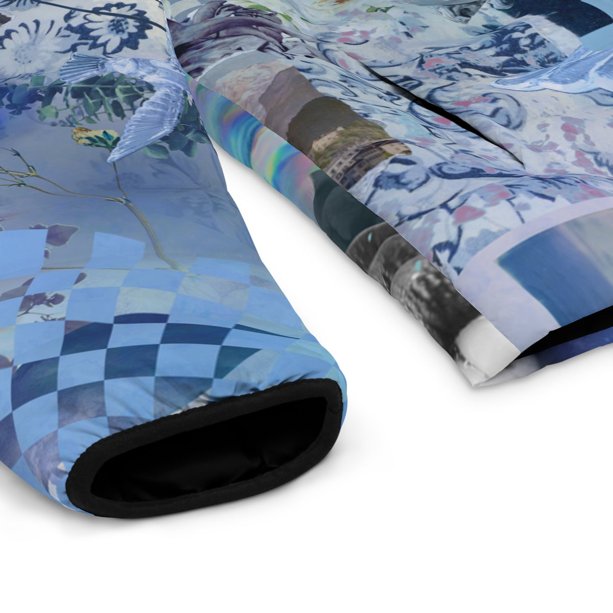 BLUE STRATIFIED Puffer Jacket