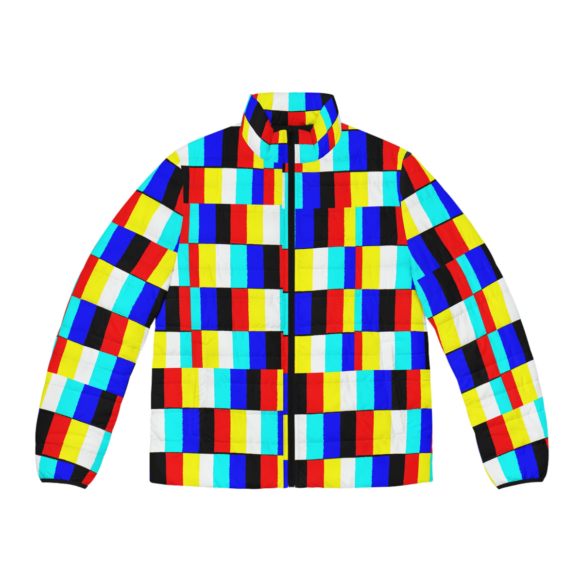 GLITCH Men's Puffer Jacket