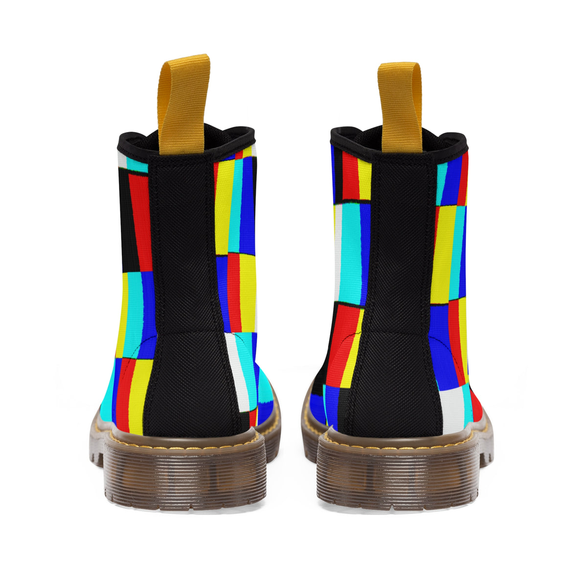 GLITCH Men's Canvas Boots