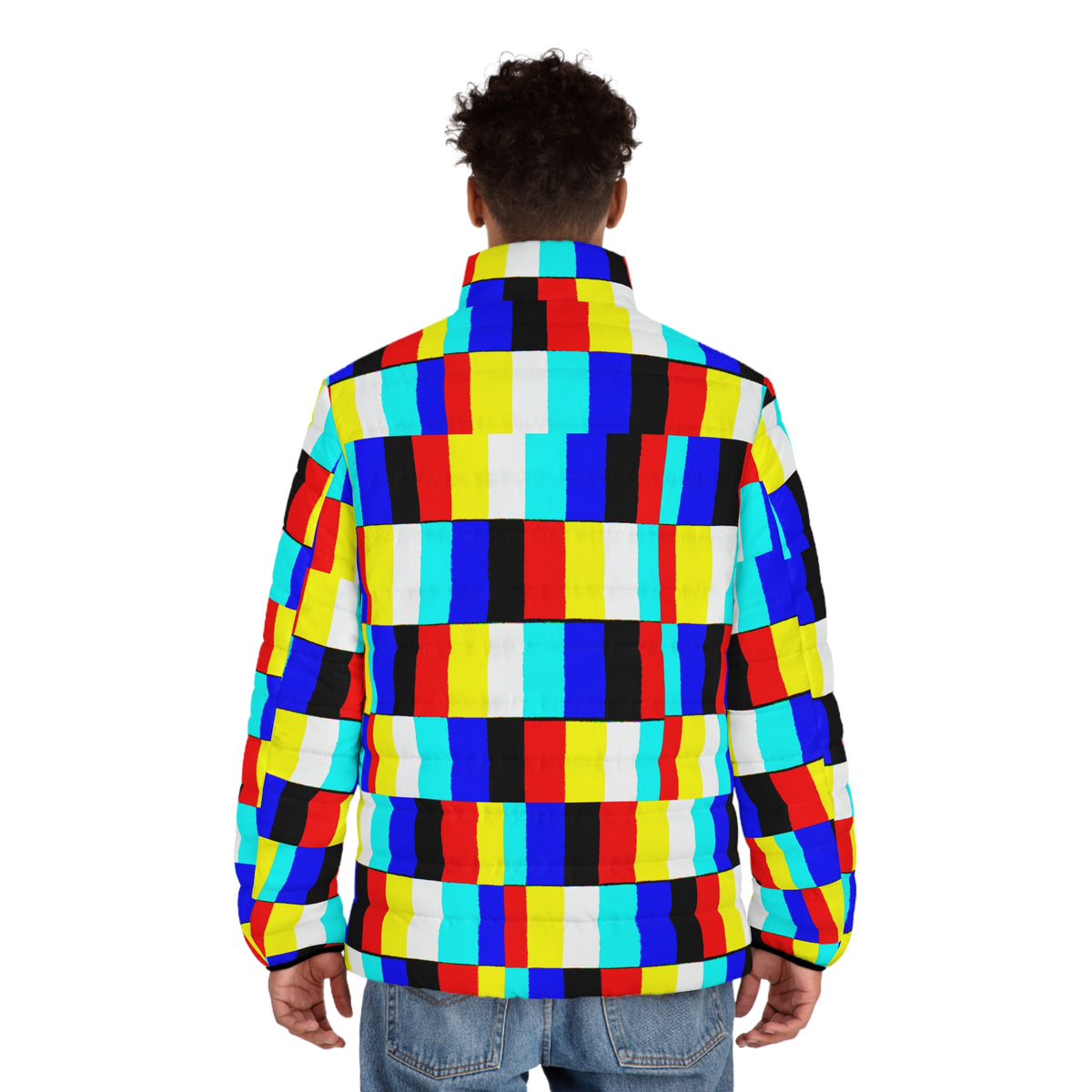 GLITCH Men's Puffer Jacket