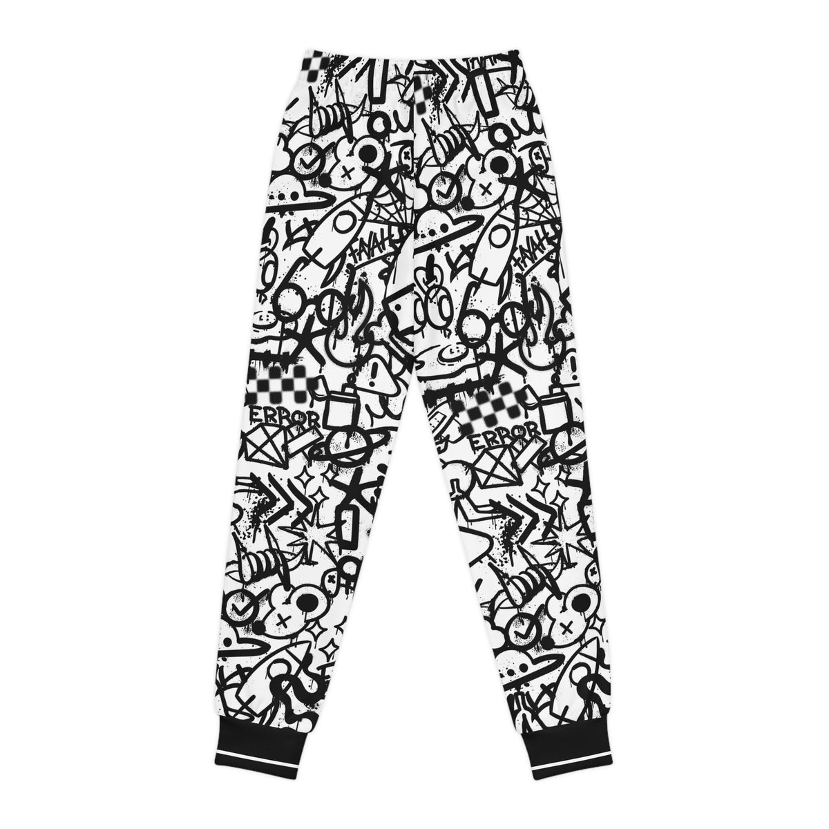 FAYAH KIDS OLIO BLACK AND WHITE JOGGERS
