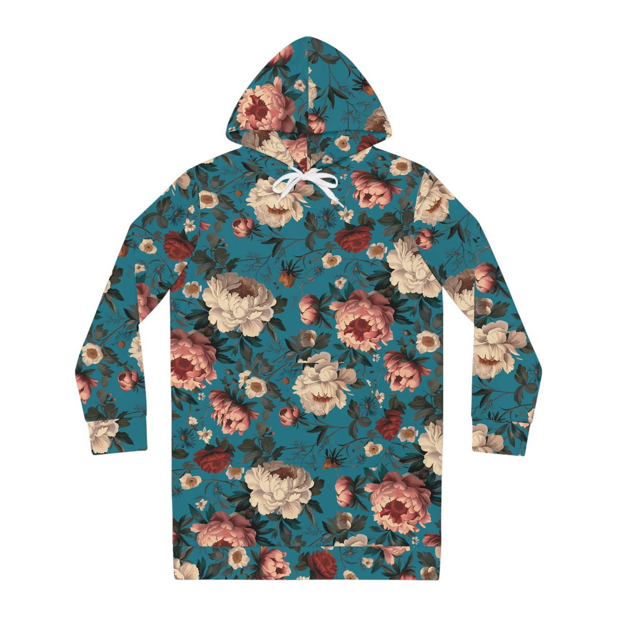 PERENNIAL Women's Hoodie Dress (teal)