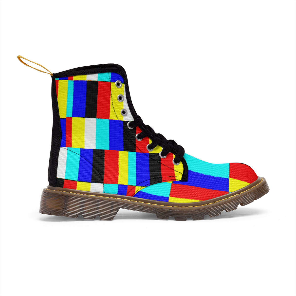 GLITCH Men's Canvas Boots