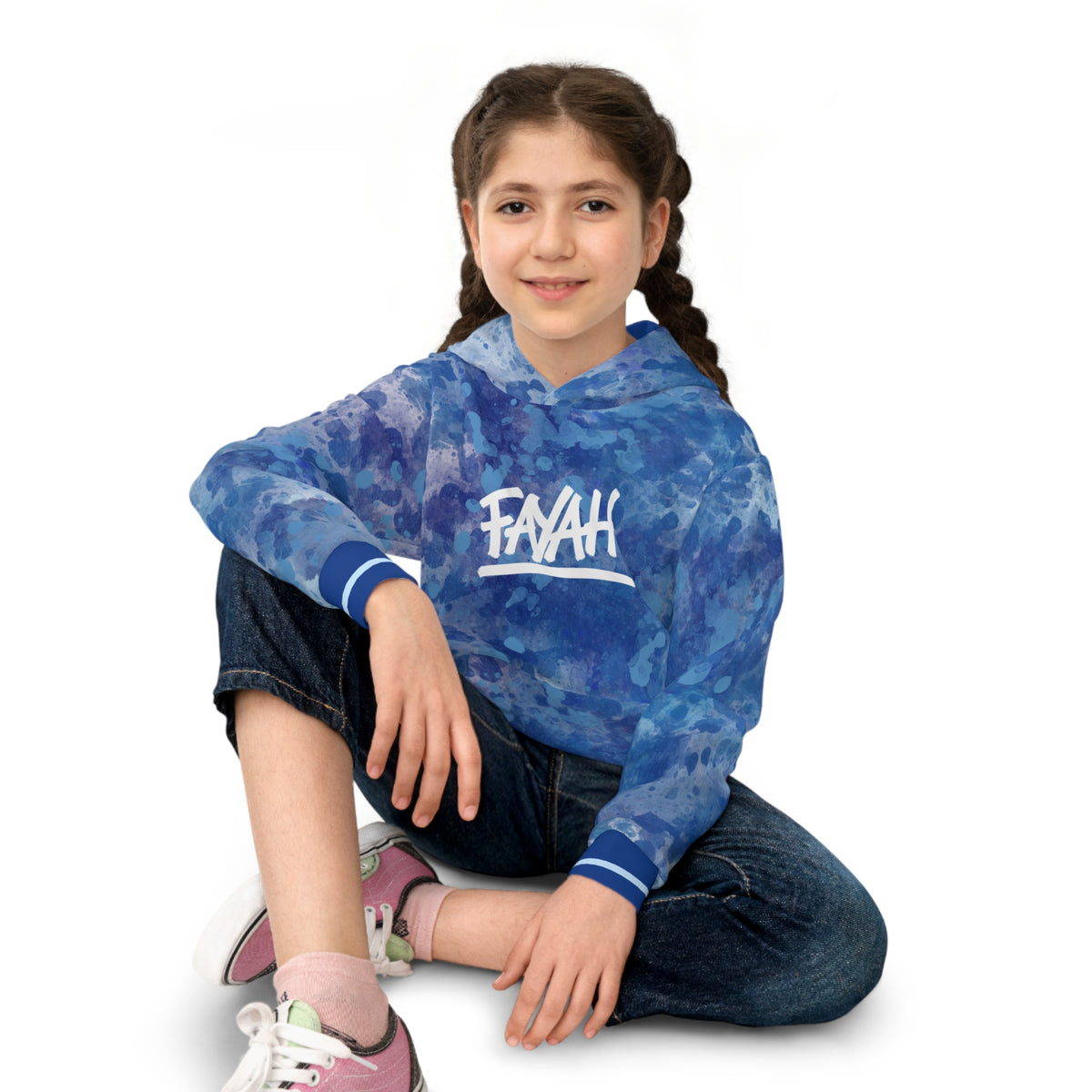 FAYAH KDS CIELO BLUE HOODIE