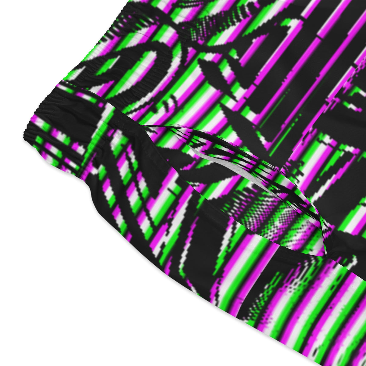 Inked Pixels Swim Trunks
