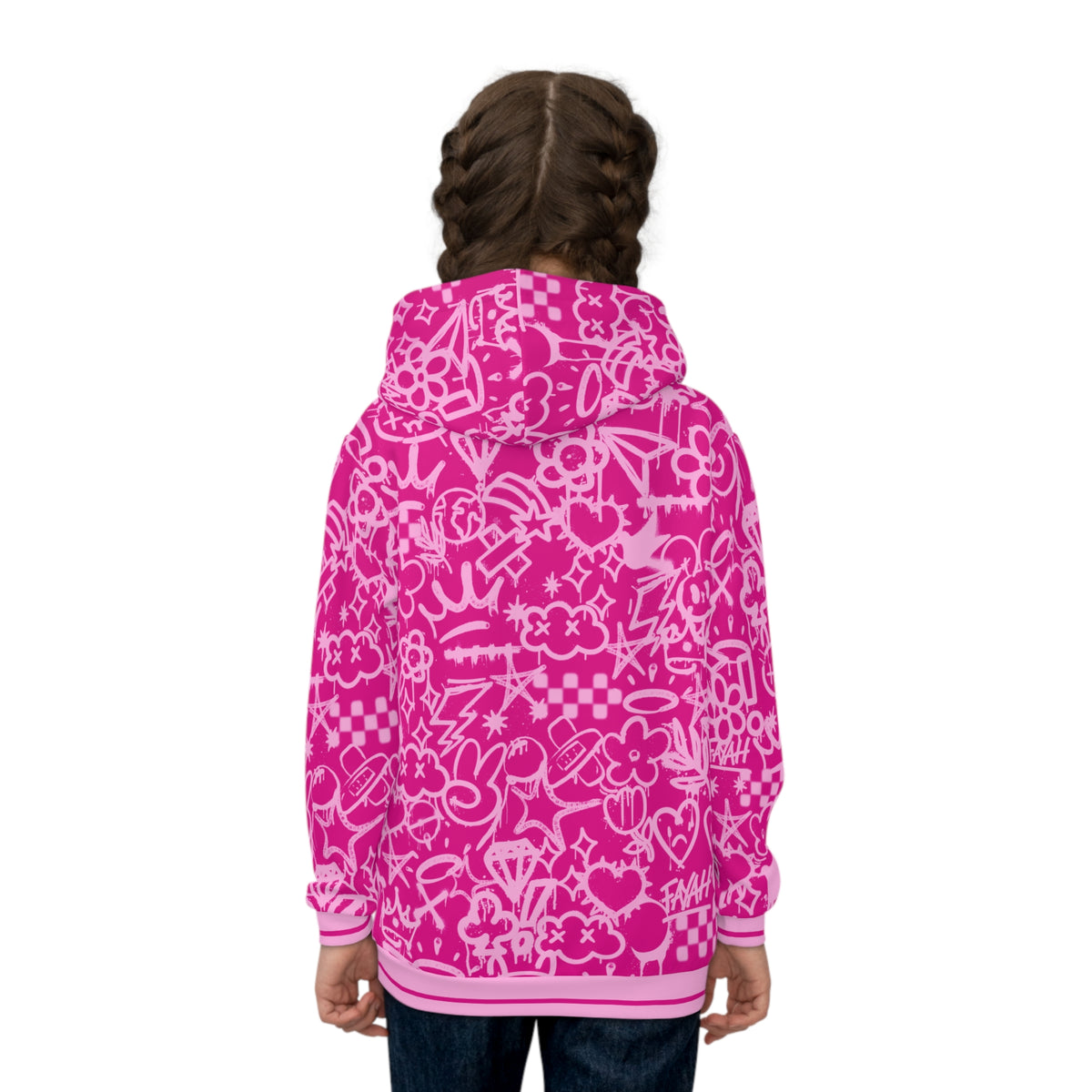 FAYAH KIDS OLIO (PINK) ECO HOODIE