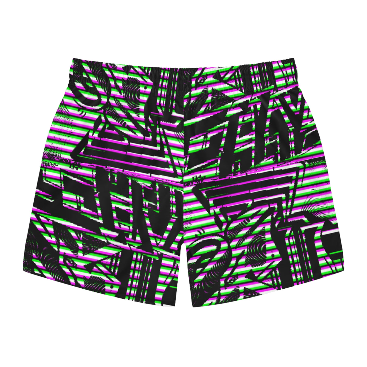Inked Pixels Swim Trunks