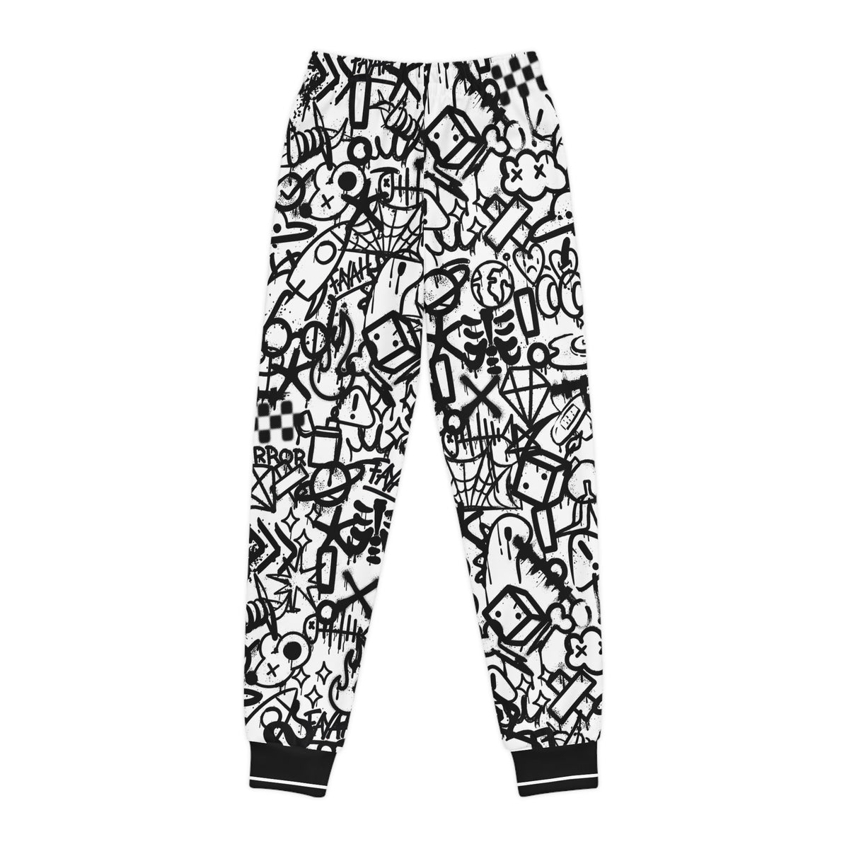 FAYAH KIDS OLIO BLACK AND WHITE JOGGERS