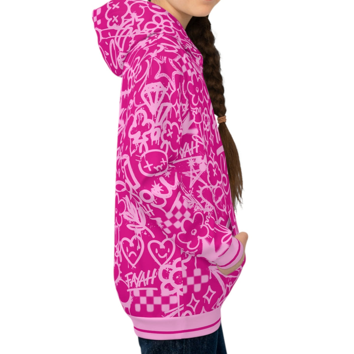 FAYAH KIDS OLIO (PINK) ECO HOODIE