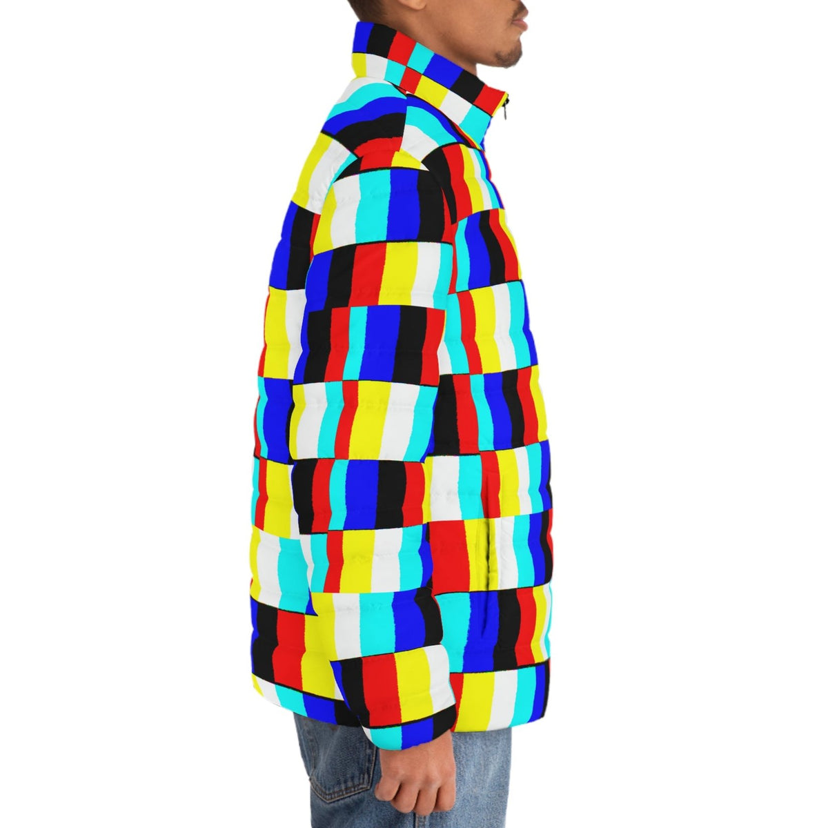 GLITCH Men's Puffer Jacket