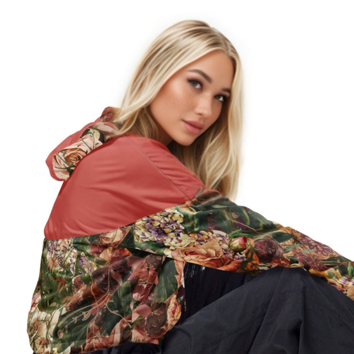 BAROQUE Women’s cropped windbreaker