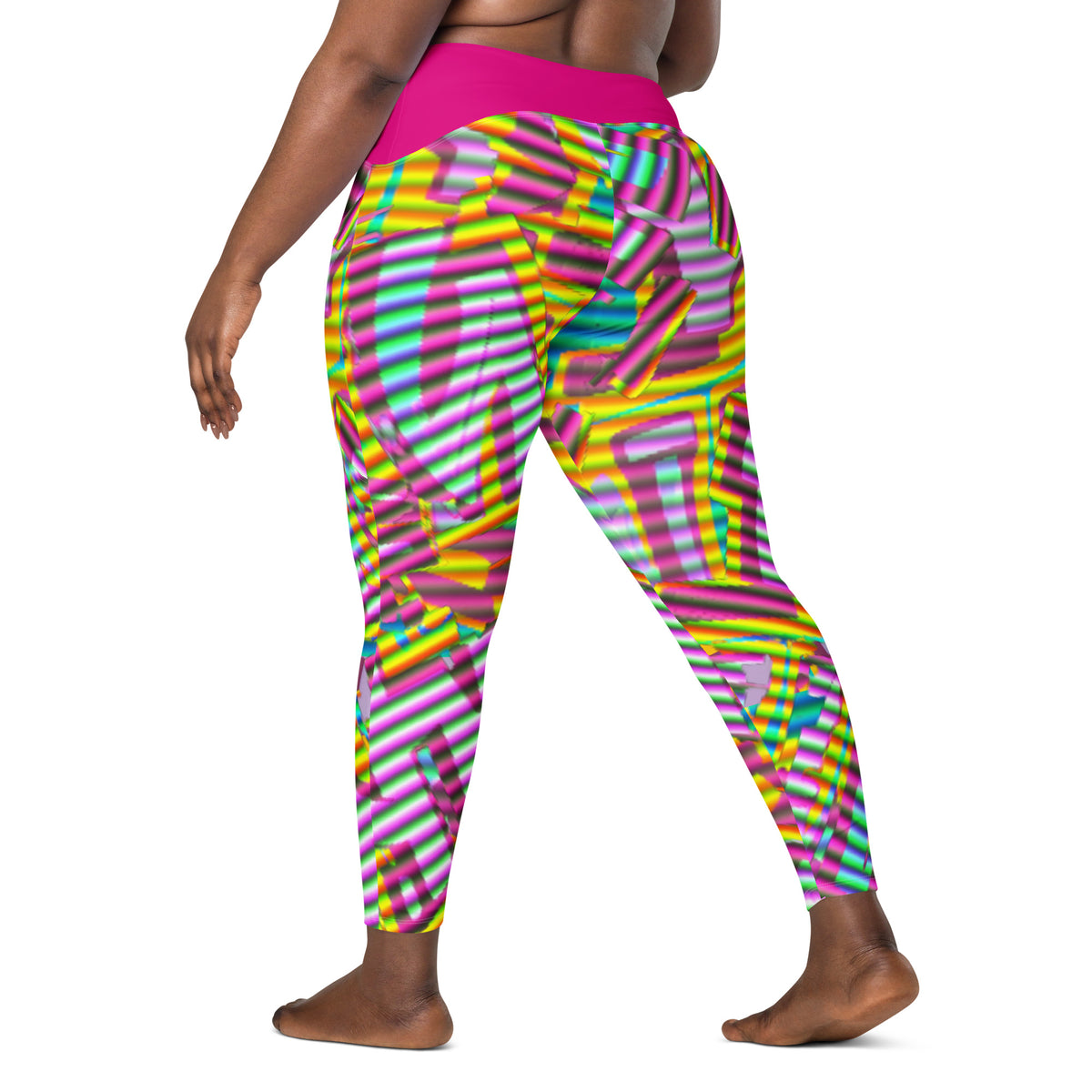 SPARKED Leggings with pockets (*pink contrast)