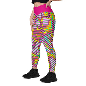SPARKED Leggings with pockets (*pink contrast)