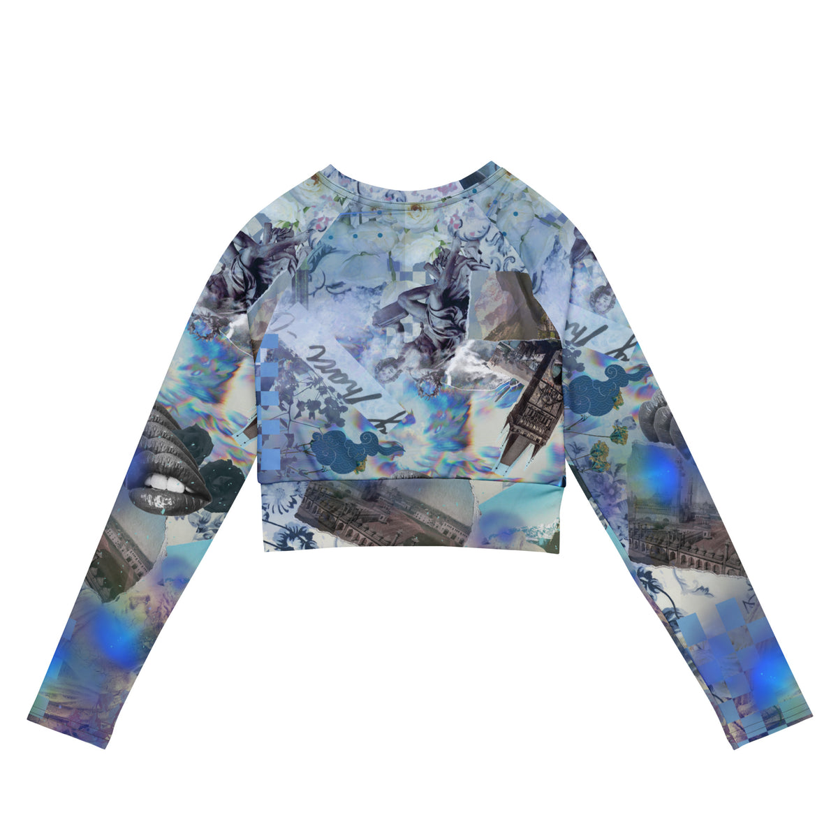 KASH Recycled long-sleeve crop