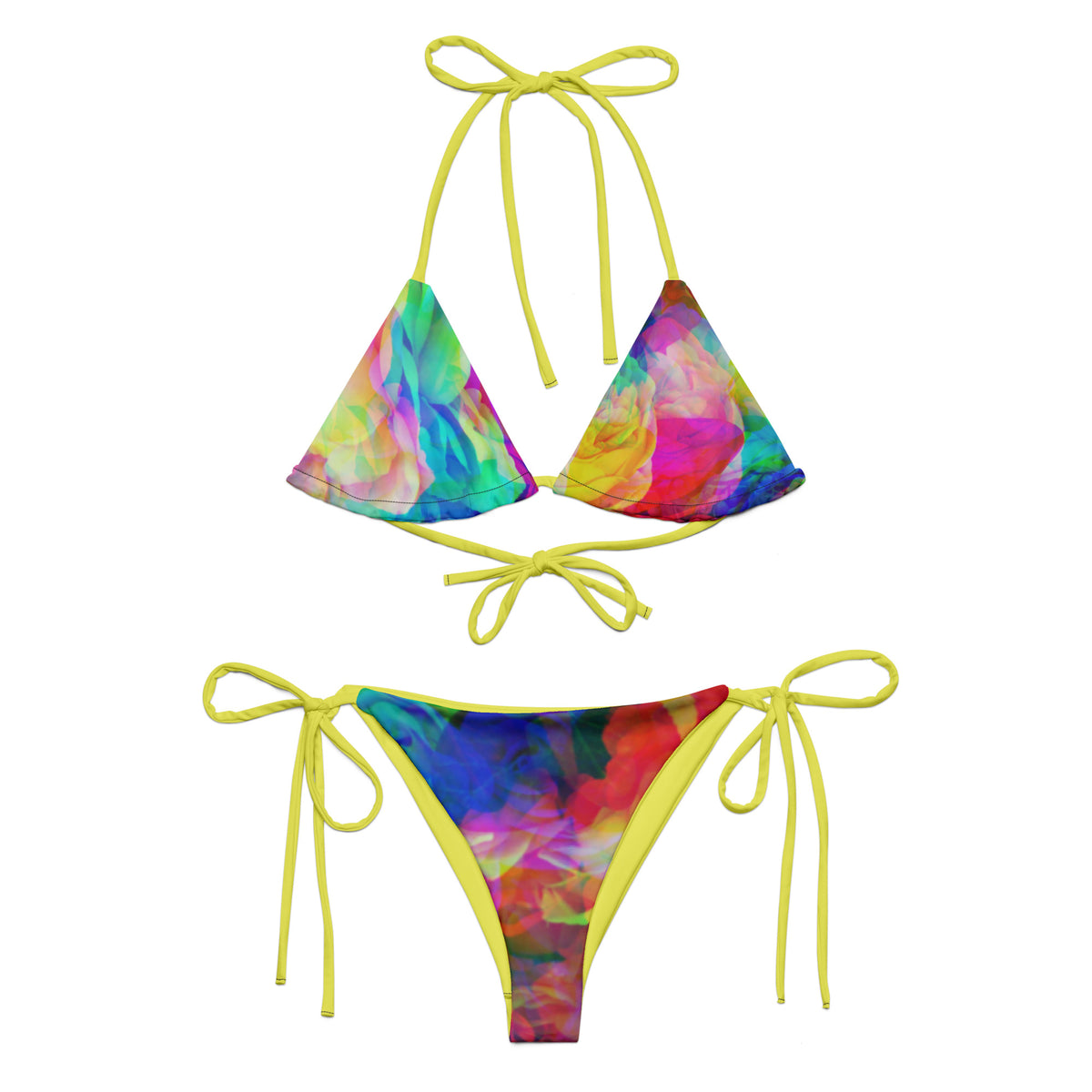 Prism floral string bikini