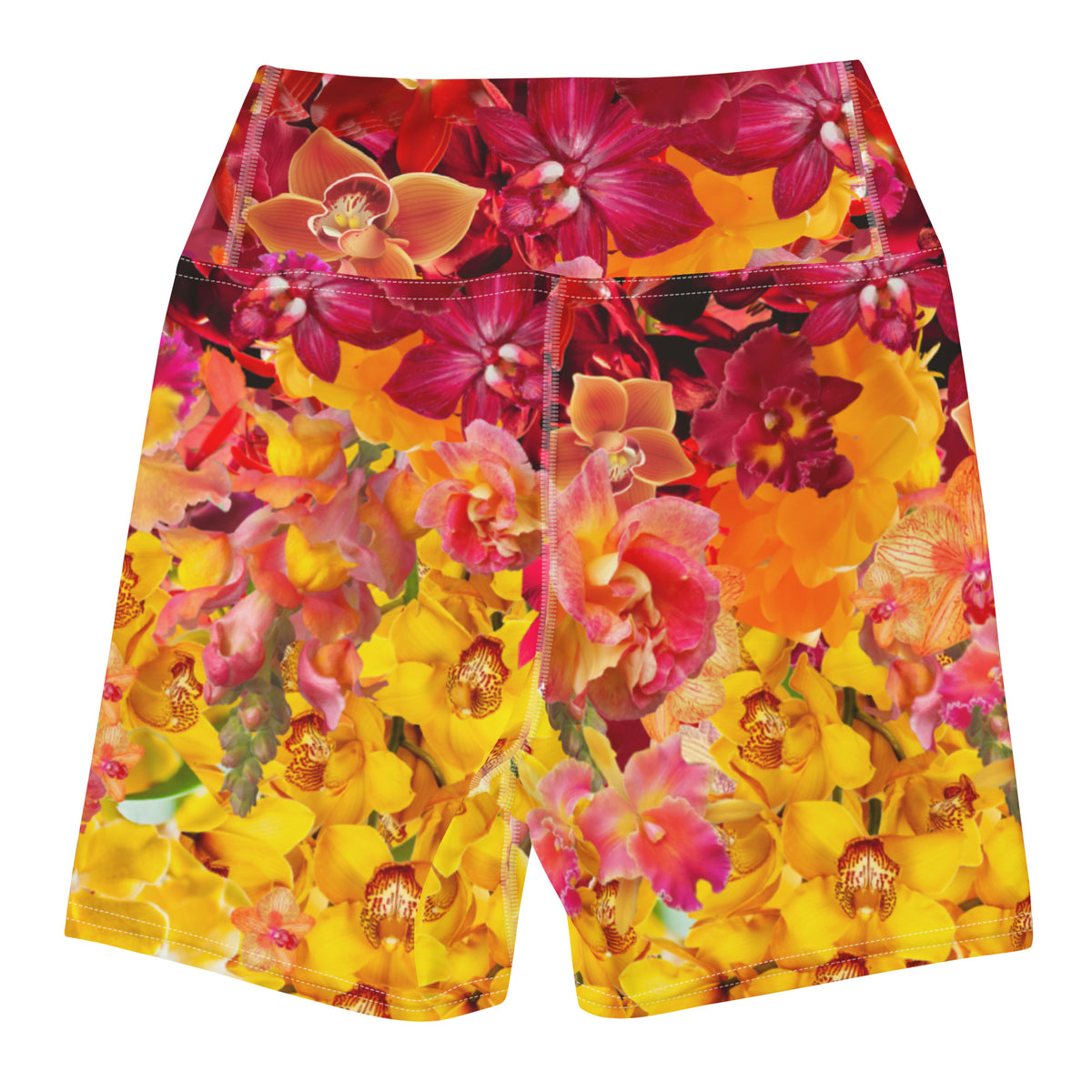 GRANDEUR (red/yellow) Yoga Shorts