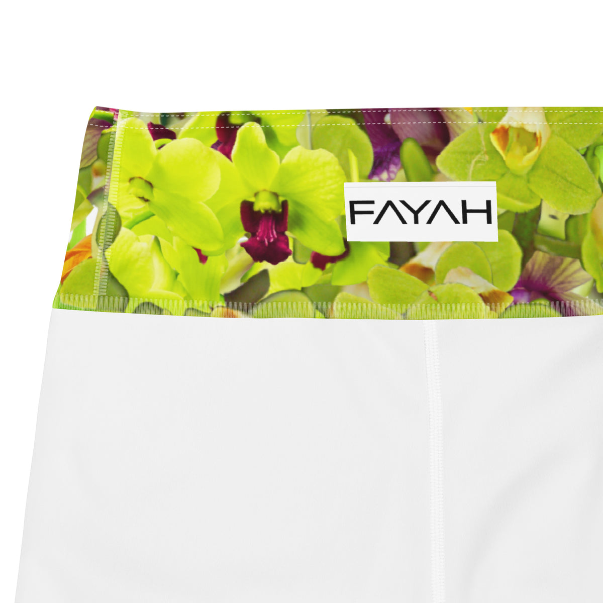 Grandeur (Green/yellow)Yoga Shorts