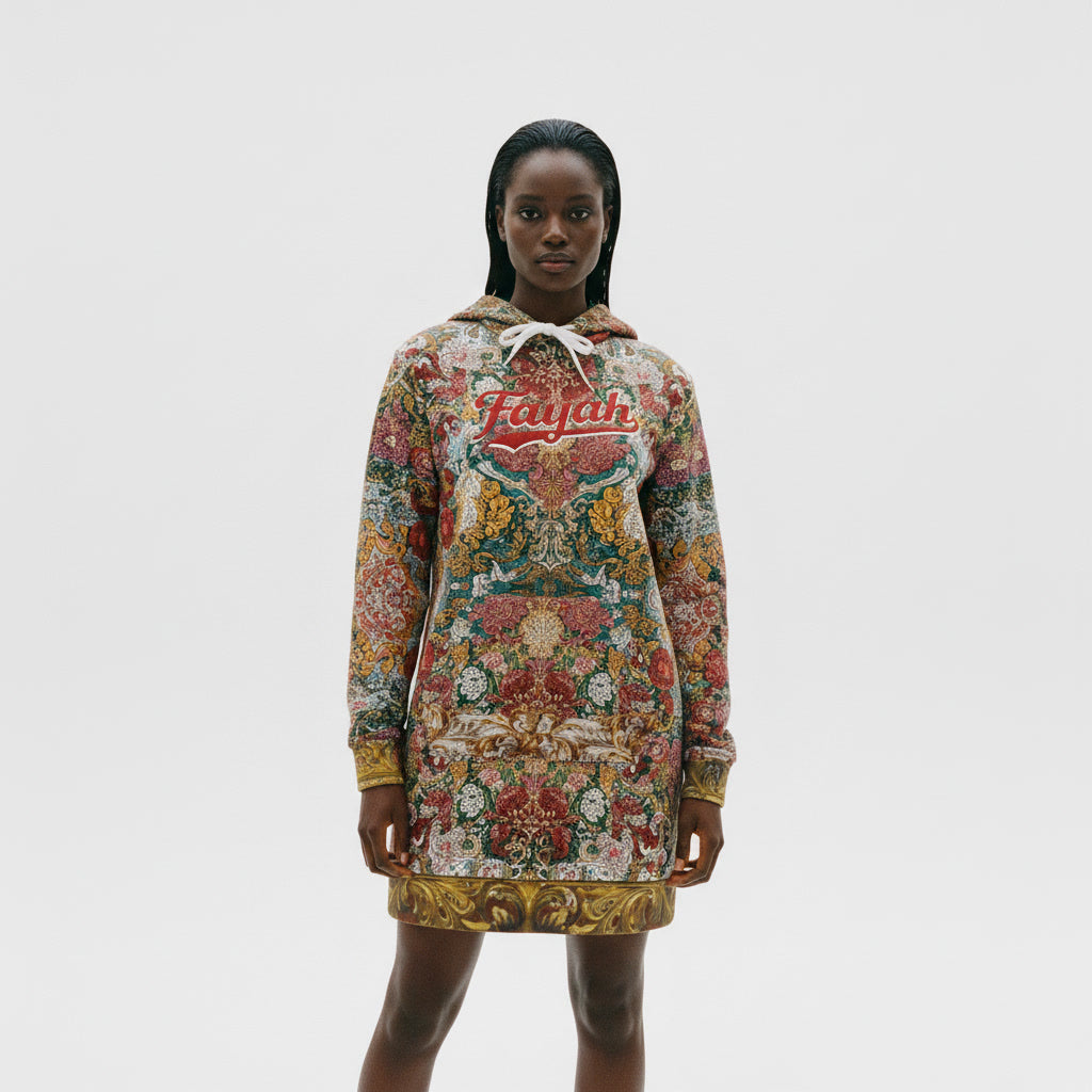 EMPIRE HOODIE DRESS