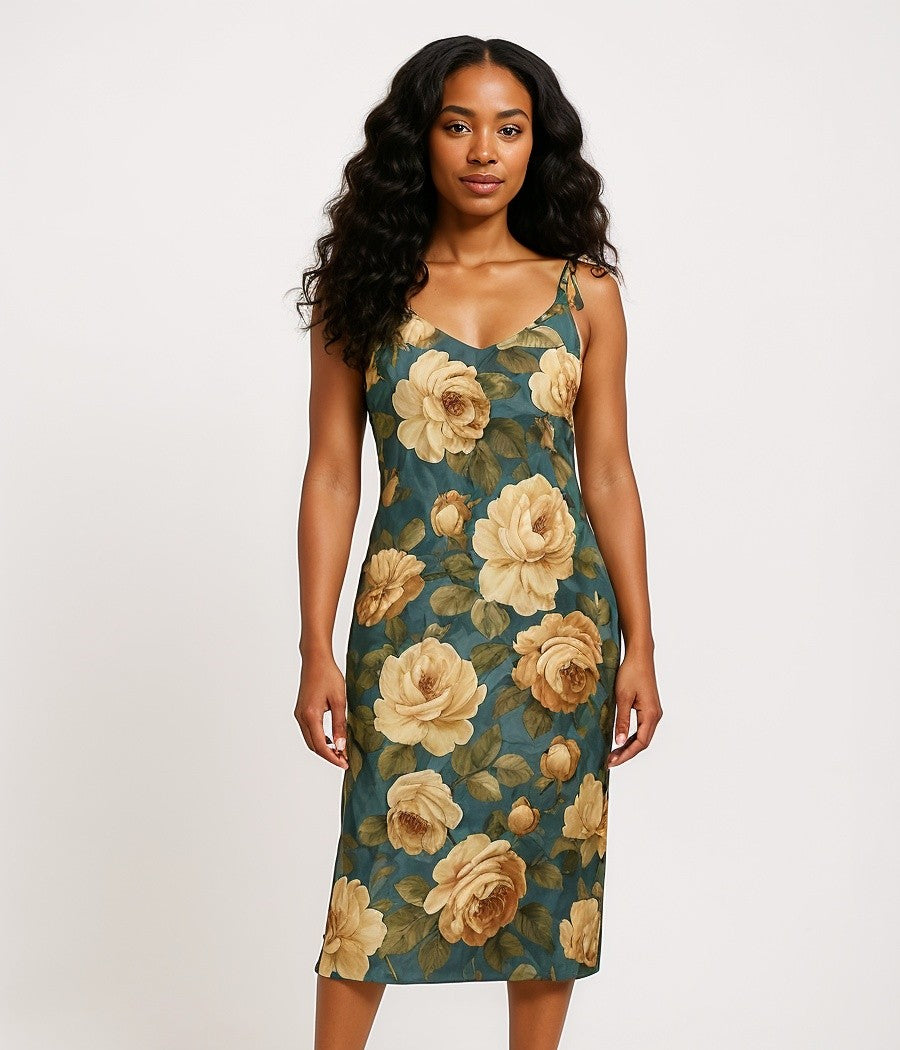 NECTAR  Tie-strap midi dress