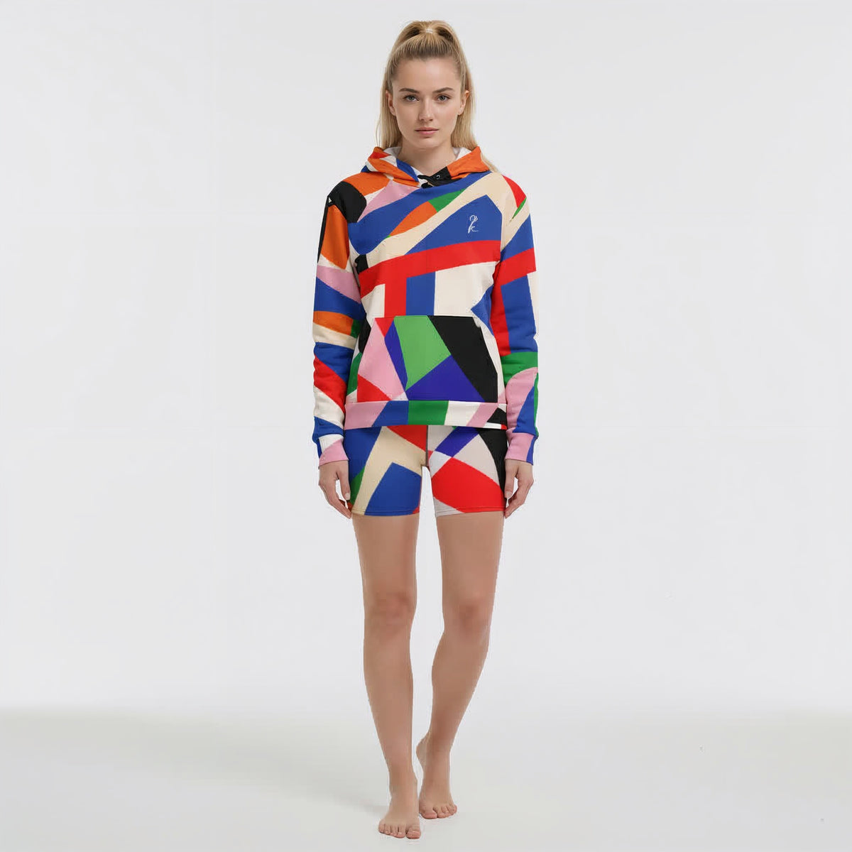FAYAH TAPESTRY YOGA SHORTS (ECO + SPF 50+) MAC X FAYAH