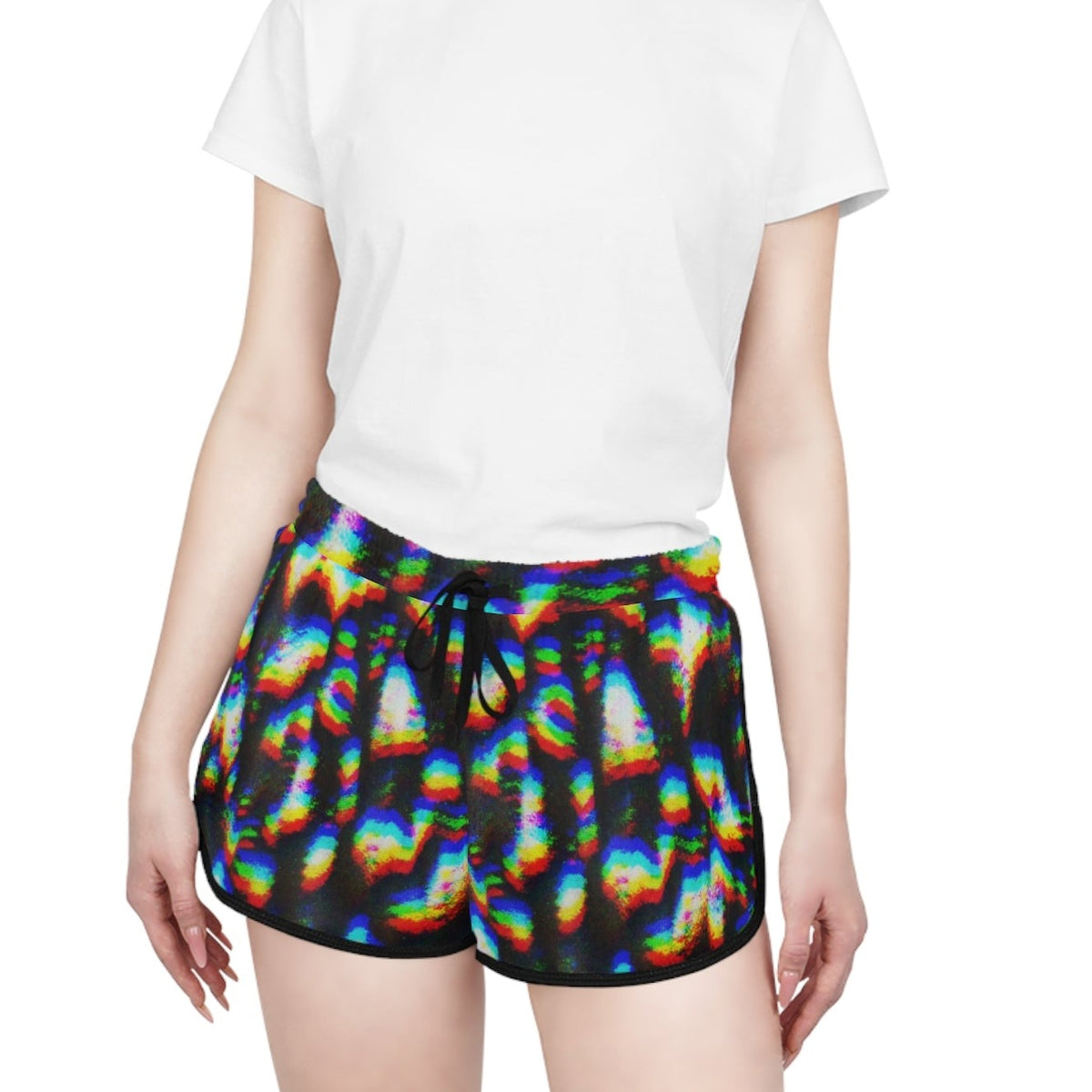 Fractured  Relaxed fit Shorts