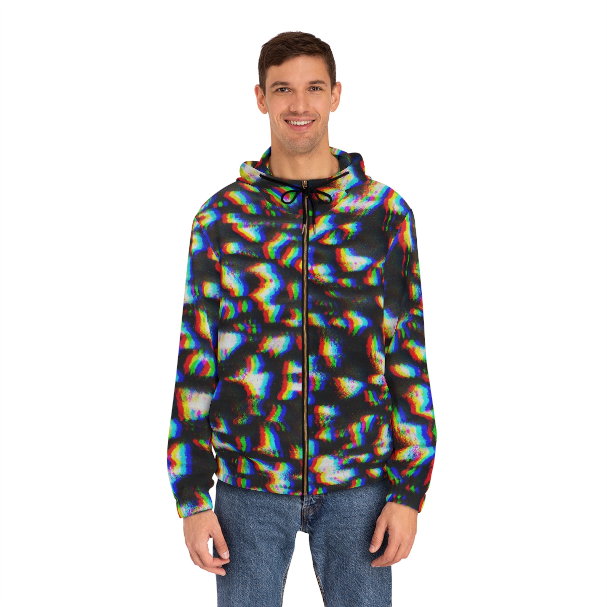 FRACTURED Full Zip Unisex Hoodie