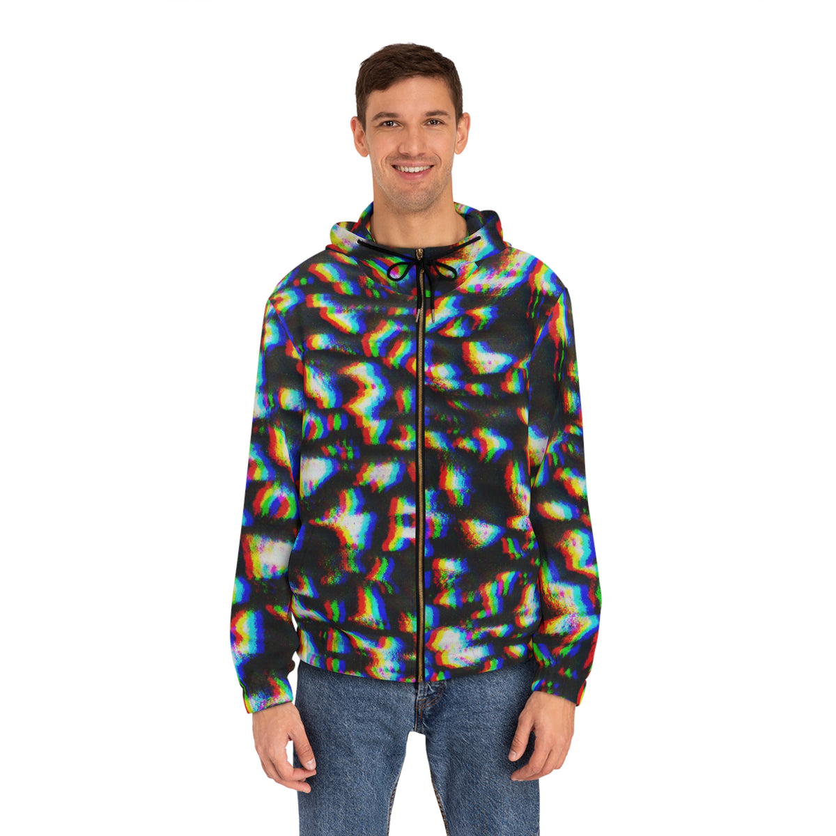FRACTURED Full Zip Unisex Hoodie