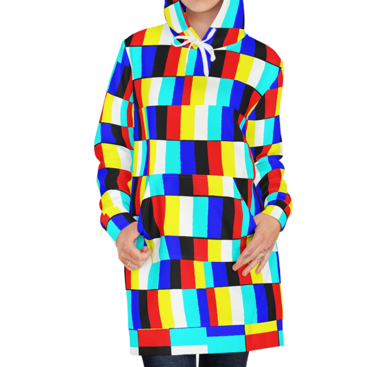 Glitch Hoodie Dress