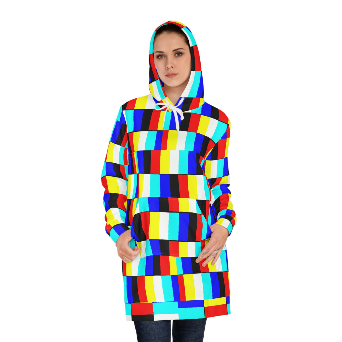Glitch Hoodie Dress