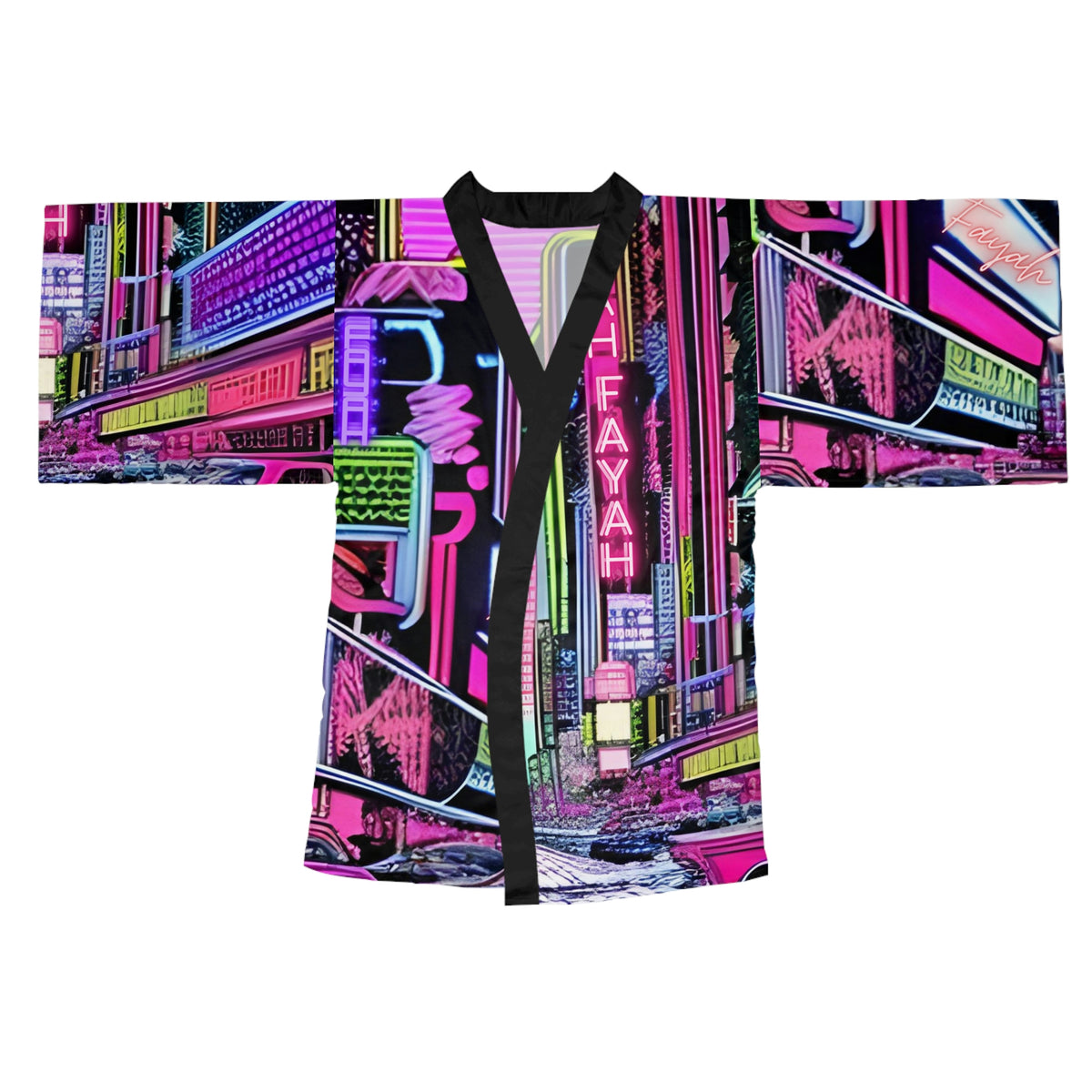 FAYAH scape belted Kaftan/Kimono