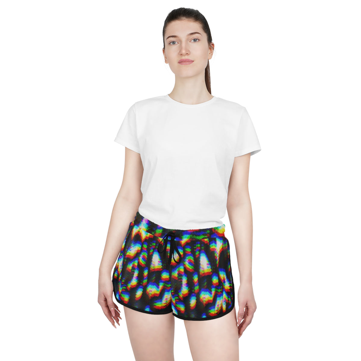 Fractured  Relaxed fit Shorts