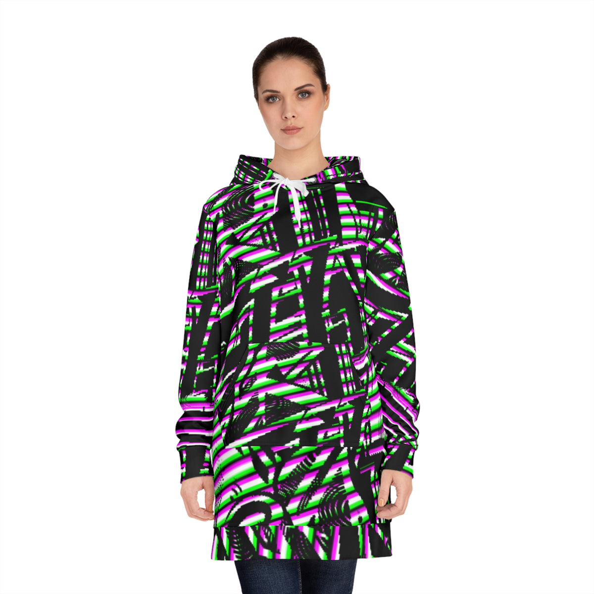 INKED PIXEL Hoodie Dress