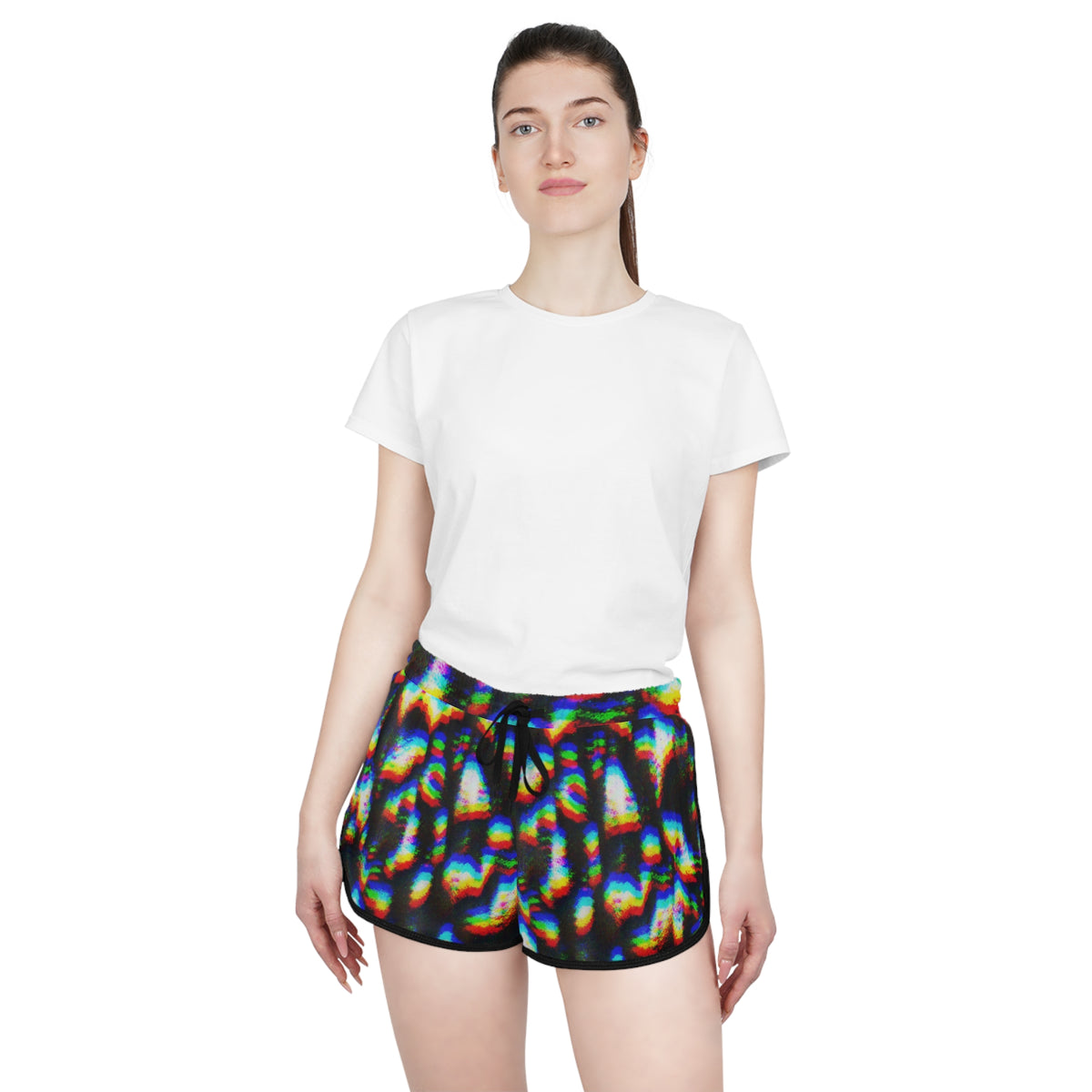 Fractured  Relaxed fit Shorts