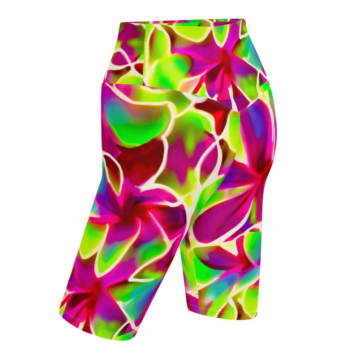 GLow Petals Biker Shorts