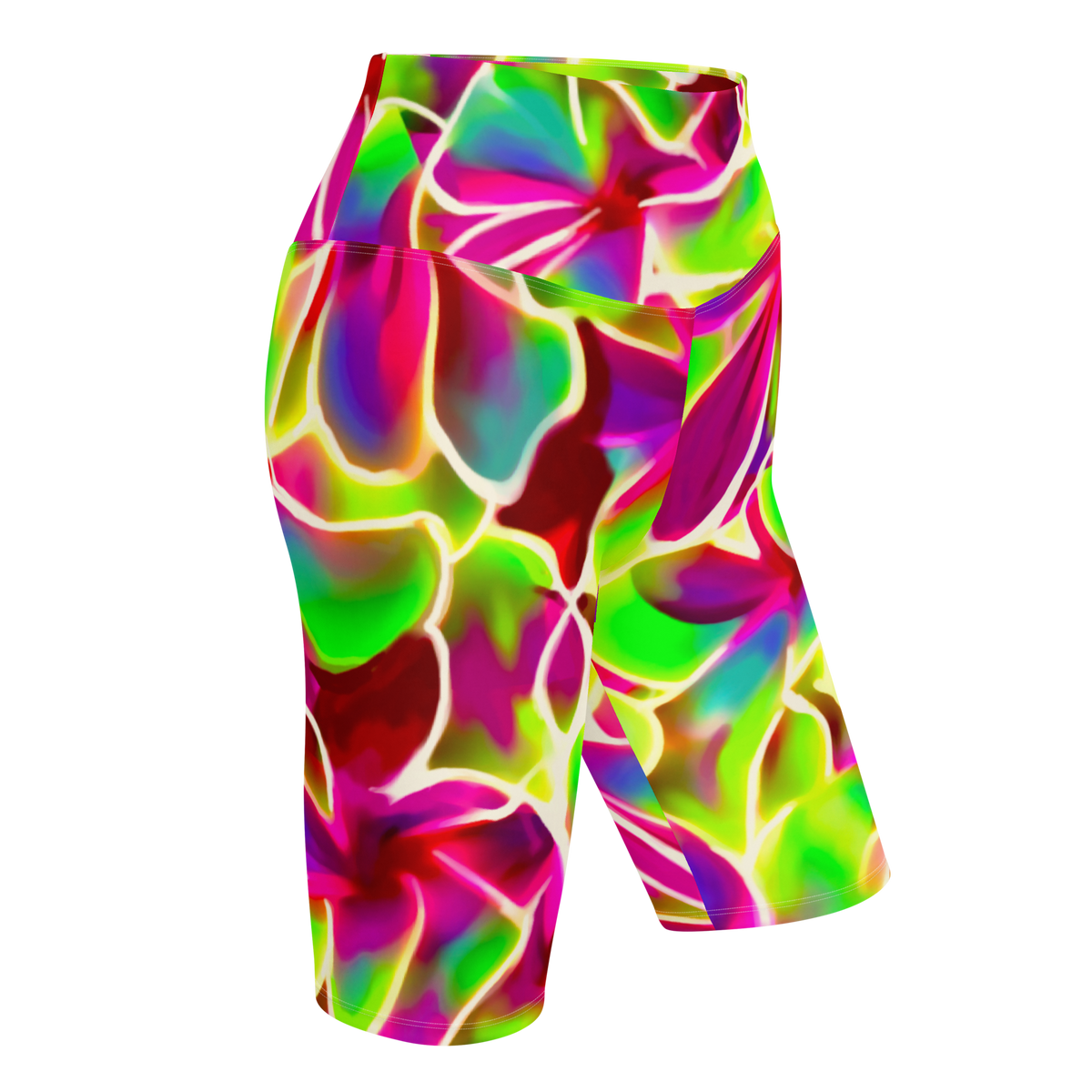 GLow Petals Biker Shorts