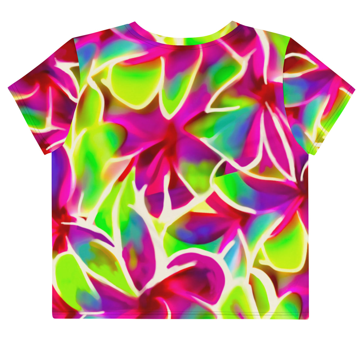 Glow Petals Cropped Tee