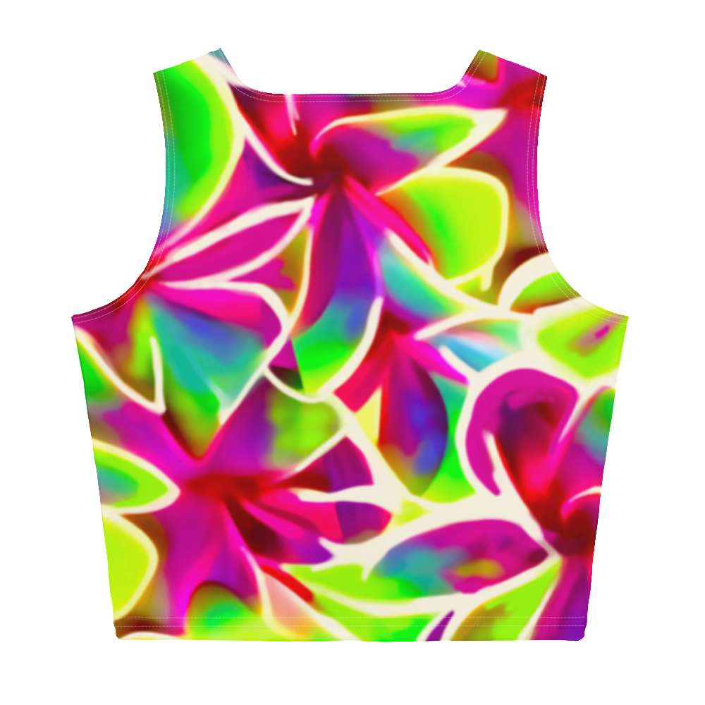 Glow petals Crop Tank/Tankini Top