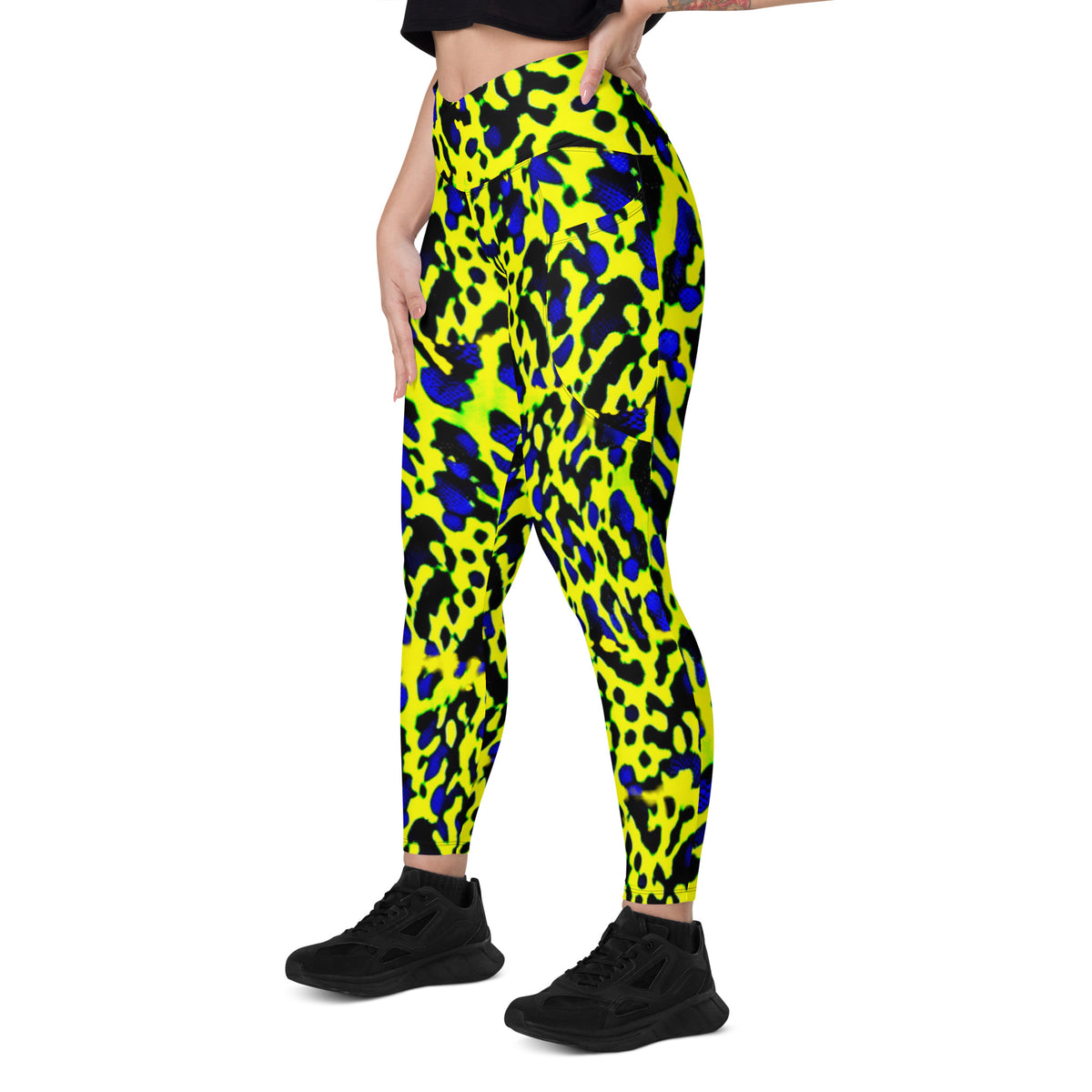 Wild Story Crossover Leggings(with pockets)