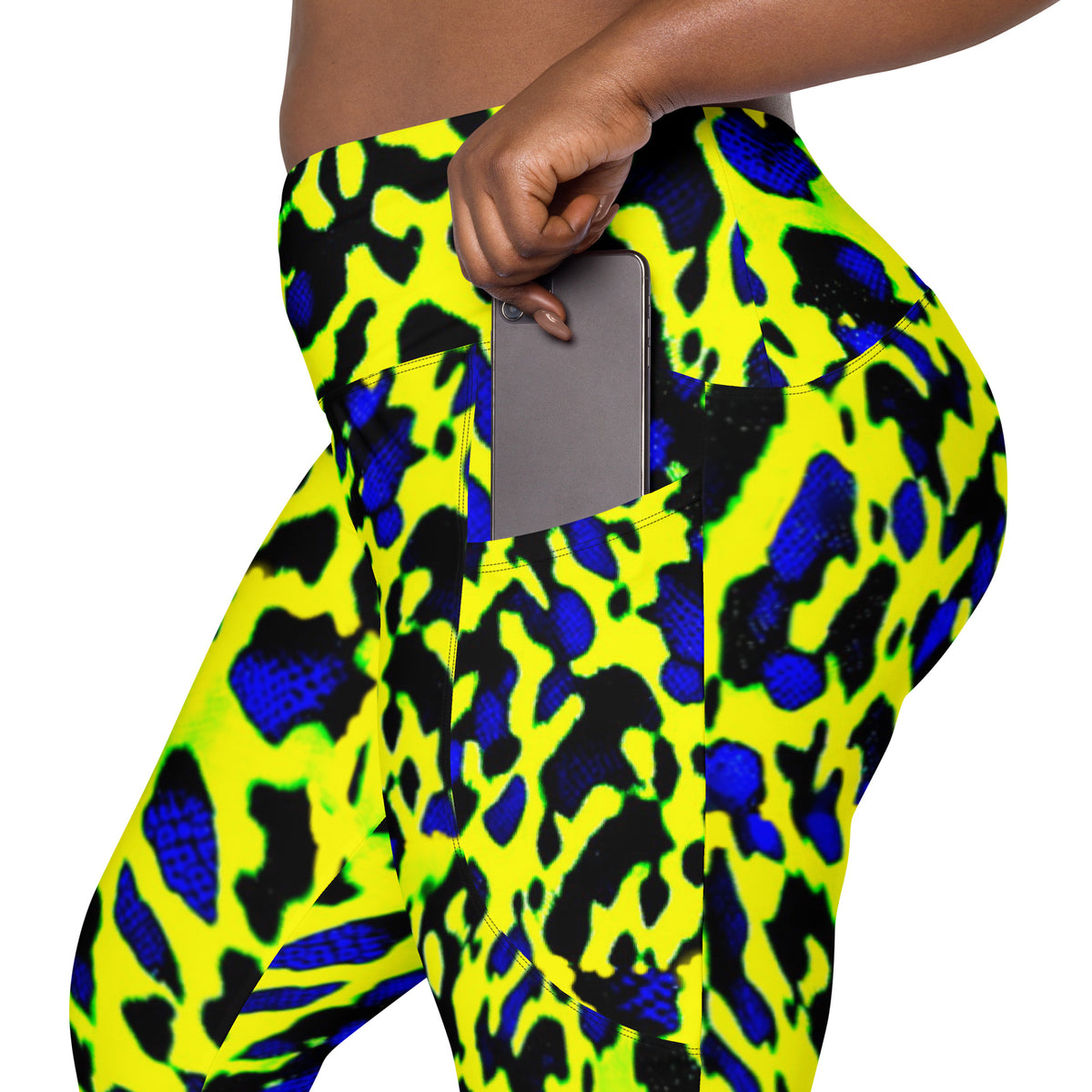 Wild Story Crossover Leggings(with pockets)