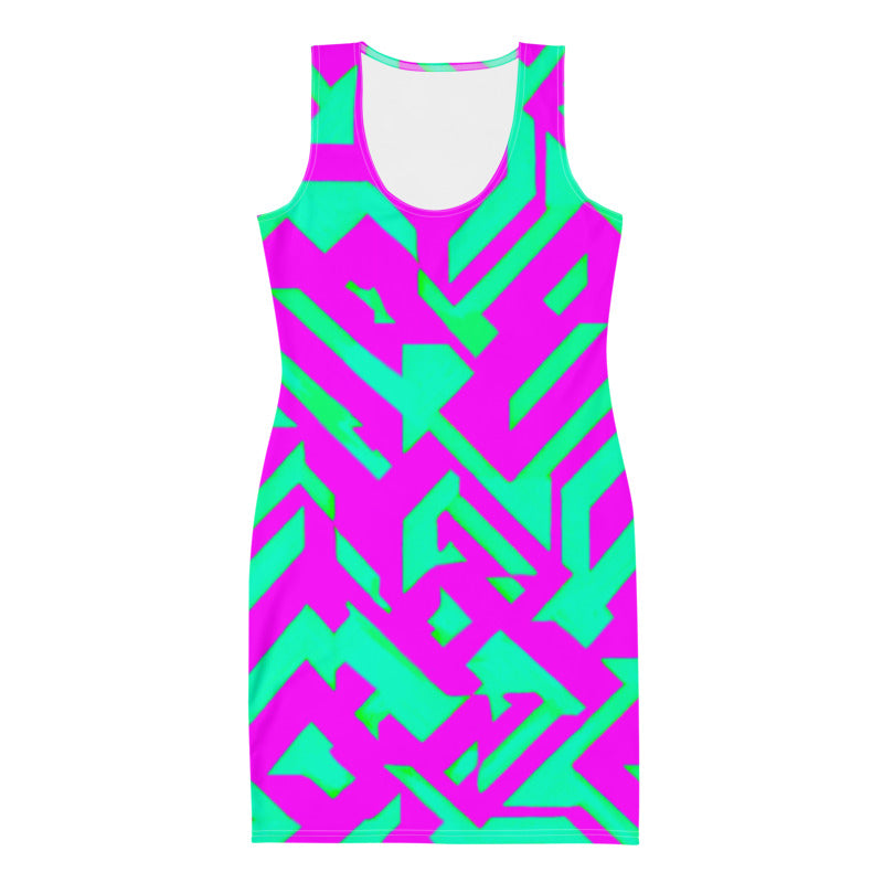 Stride fitted tank dress