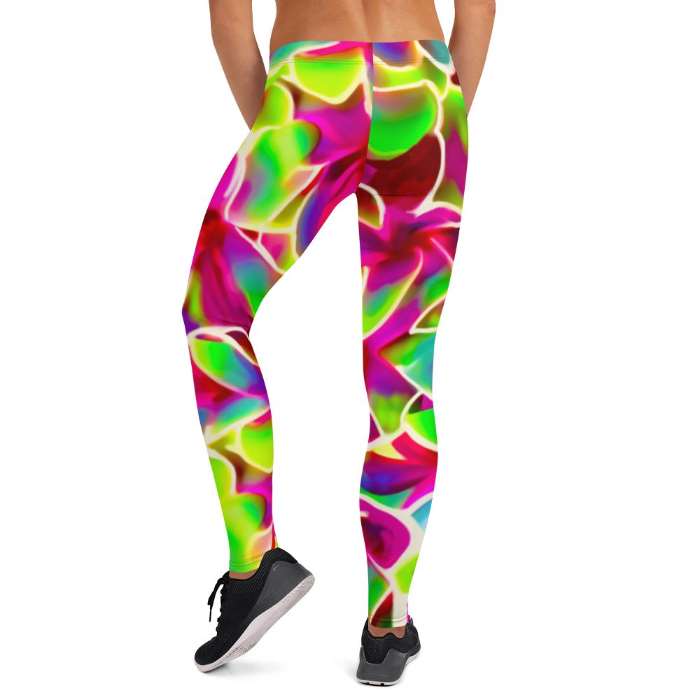 Glow Floral Leggings (no pockets)