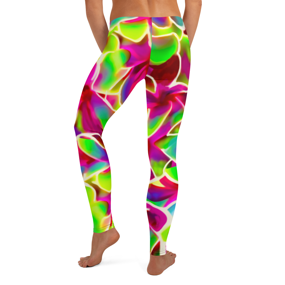 Glow Floral Leggings (no pockets)