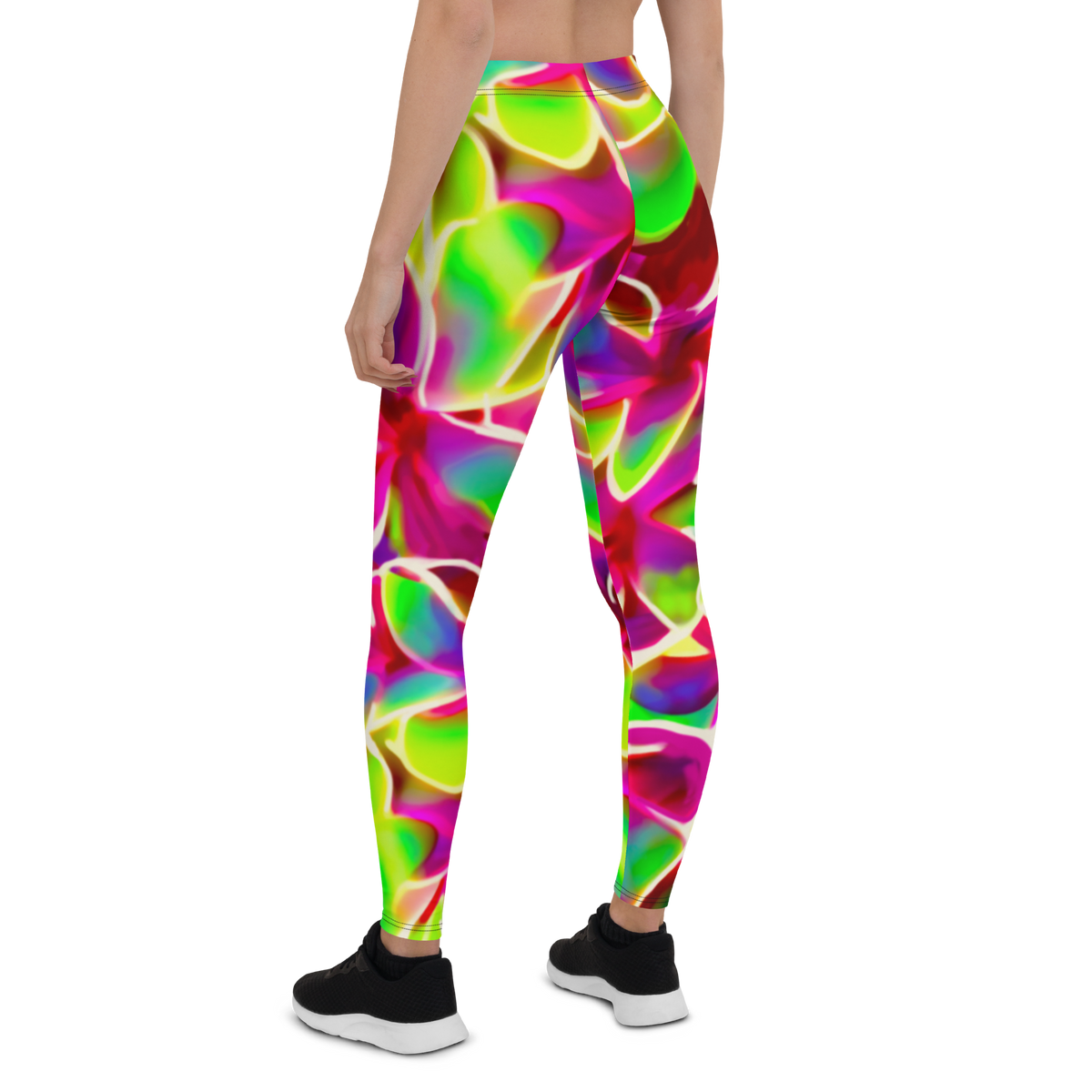 Glow Floral Leggings (no pockets)