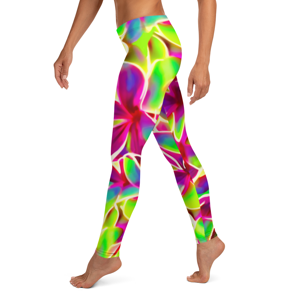 Glow Floral Leggings (no pockets)