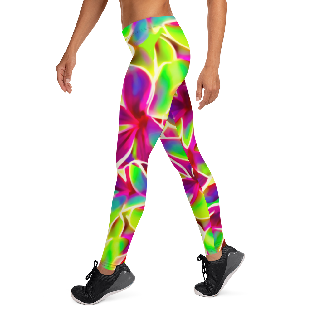 Glow Floral Leggings (no pockets)
