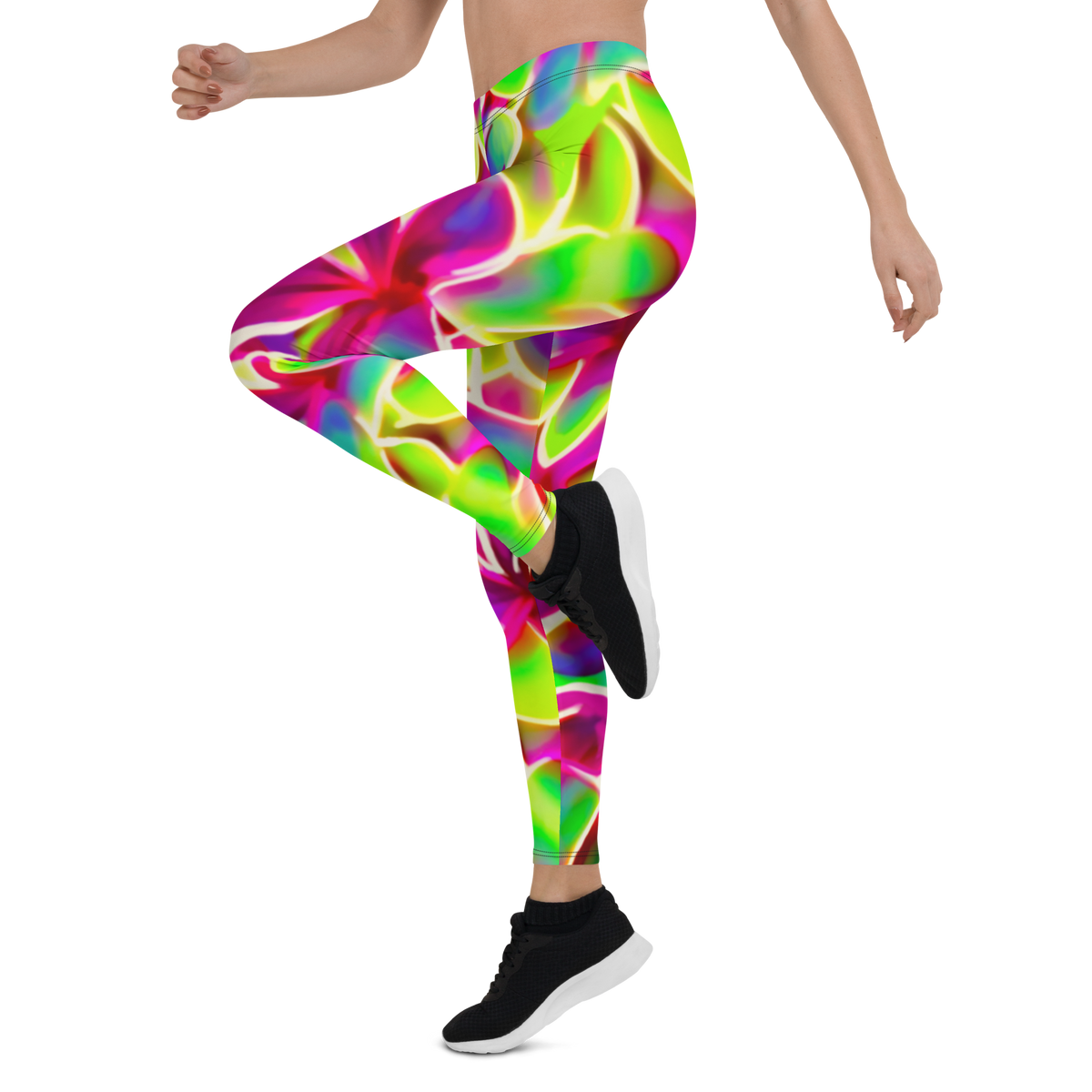 Glow Floral Leggings (no pockets)