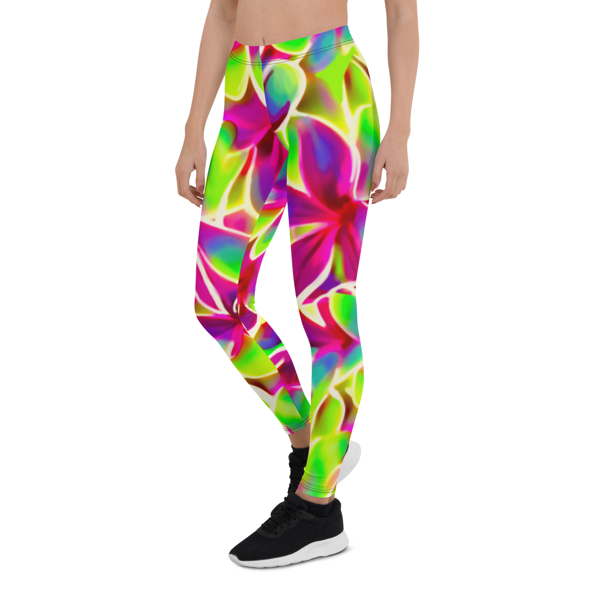 Glow Floral Leggings (no pockets)