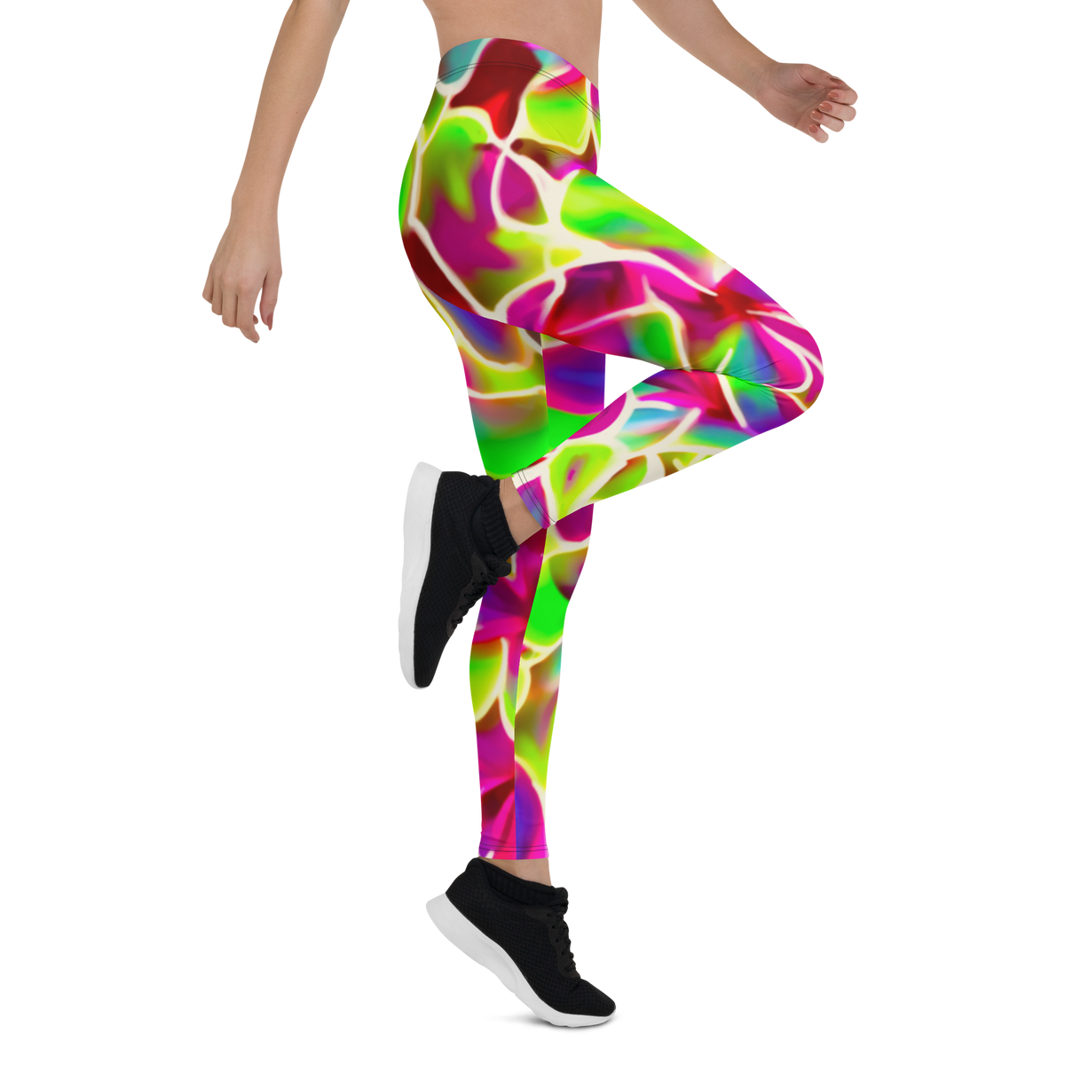 Glow Floral Leggings (no pockets)