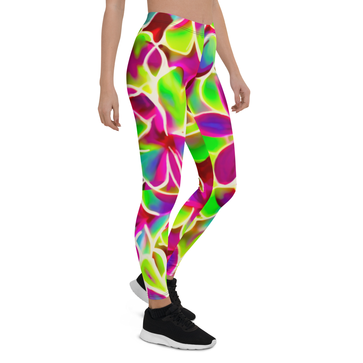 Glow Floral Leggings (no pockets)